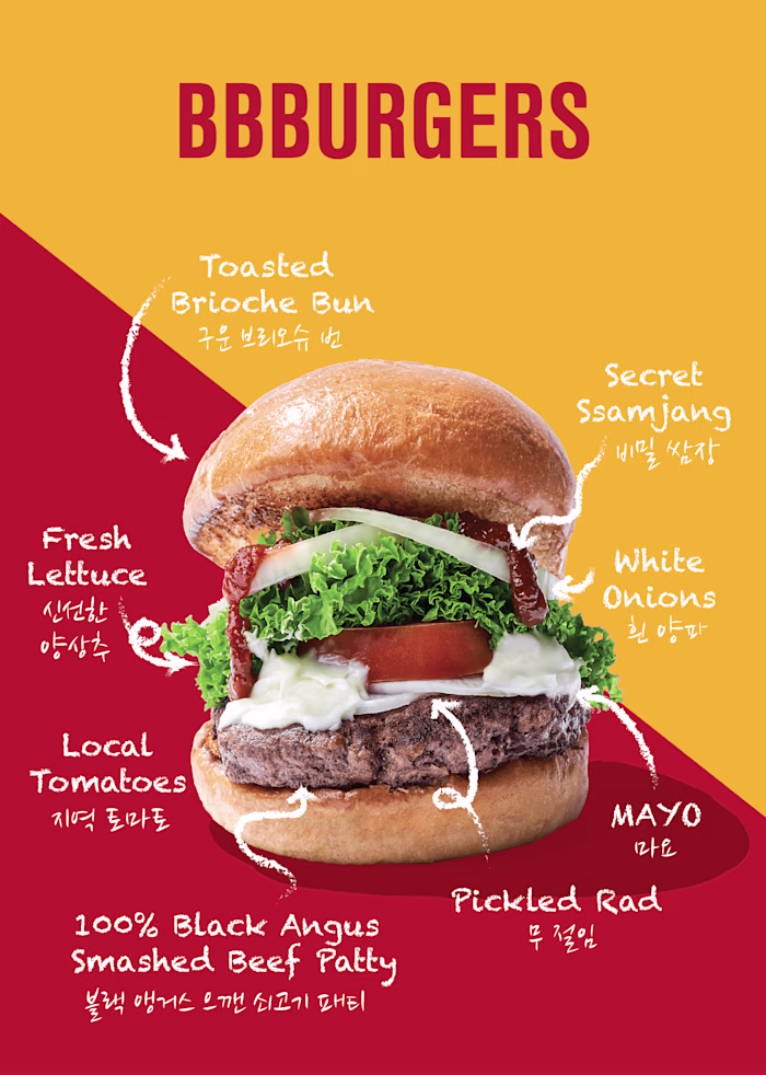 Burger logo and wrapper design