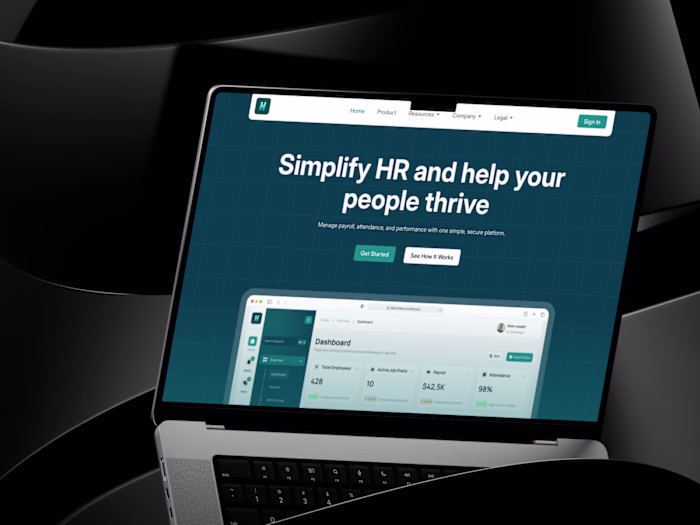 HRUnify - HR Management SaaS Website