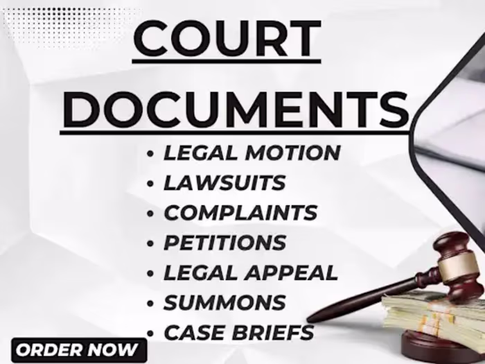 Legal Drafting: Motions, Lawsuits & Court Filings