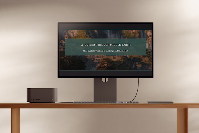 A Journey through Middle-Earth