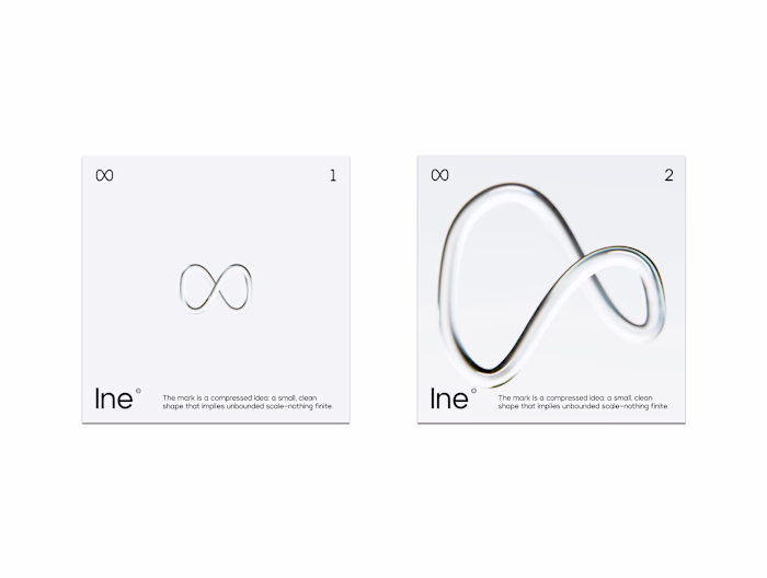 Ine - Tech brand concept