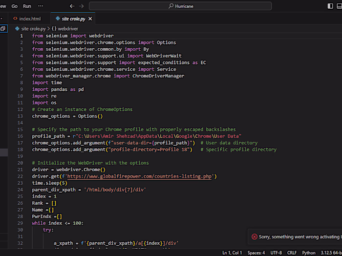 Selenium Web Scraper for Product Data from AlfaGift.Id Website