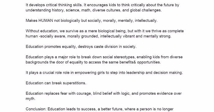 Education's Impact on Society