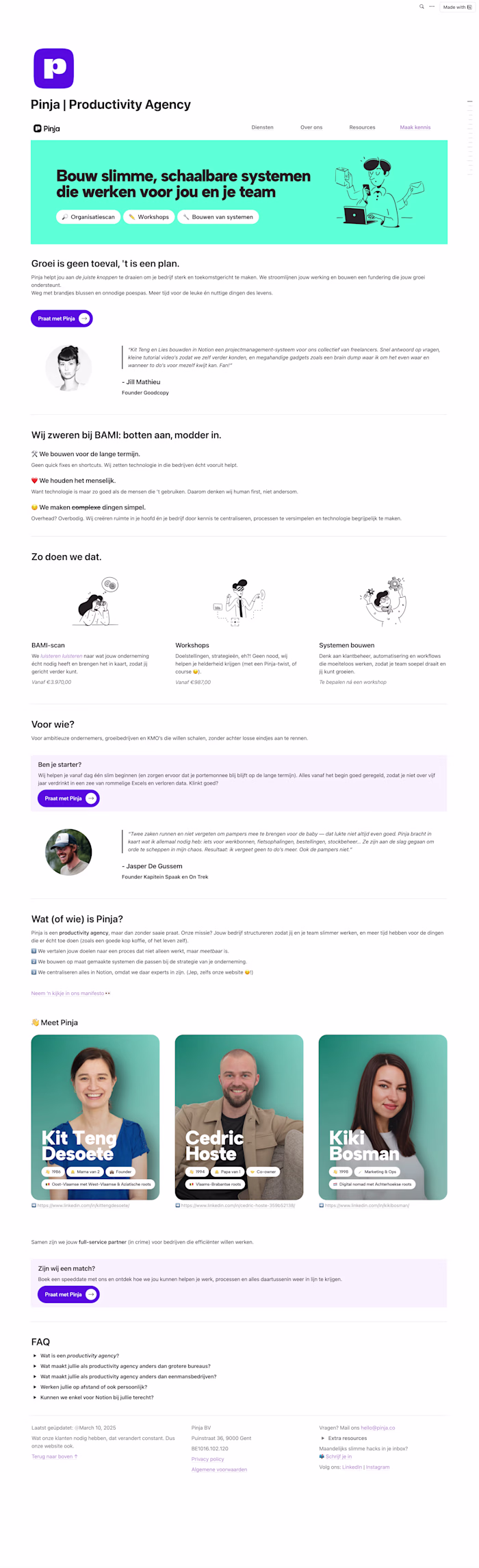 Client Project Delivery & Operations Management
