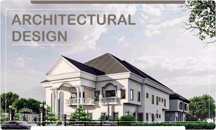 modern house design: plans, interiors and  exterior renders