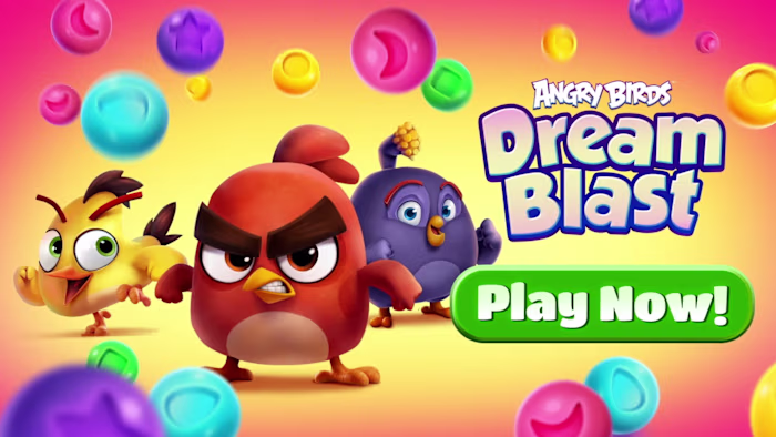 Angry Birds Dream Blast - Frozen // Web Ads