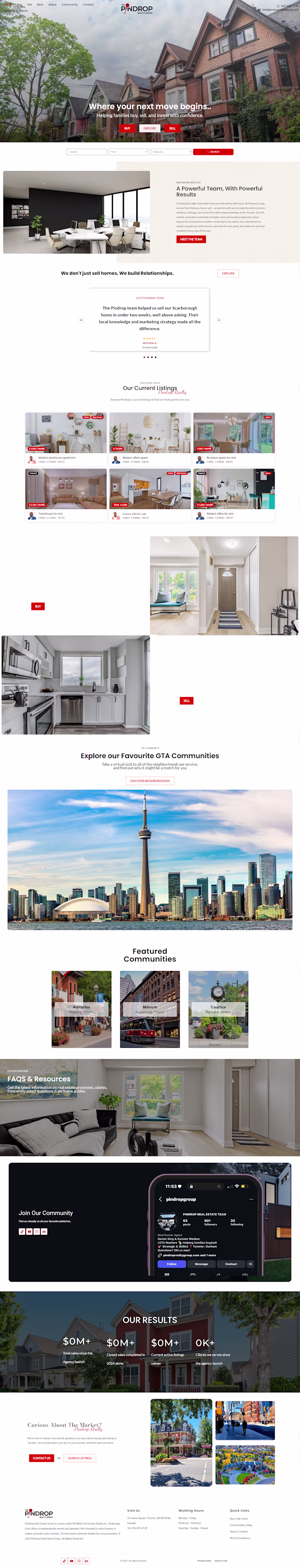 Real Estate Website Redesign, Tools: Wordpress, Elementor th...