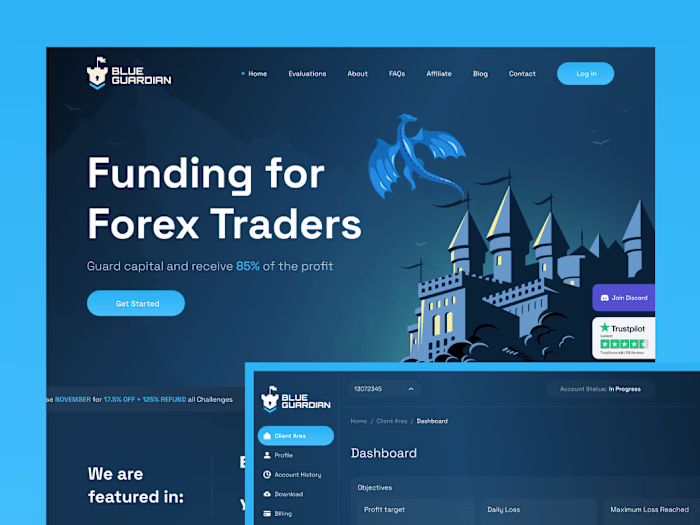 Blue Guardian - Website Design - Web App