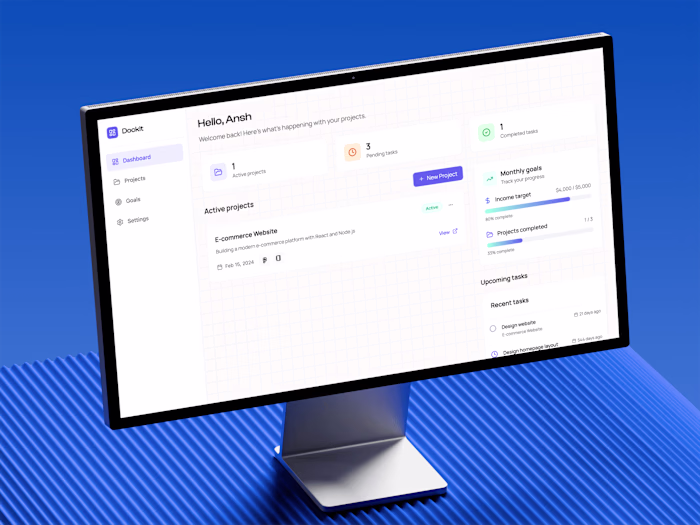 Dockit Freelancer Dashboard Development