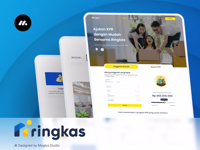 Ringkas' Website Design