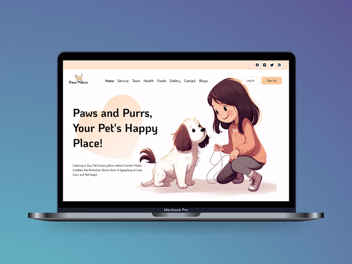 Pet Care User Interface Design