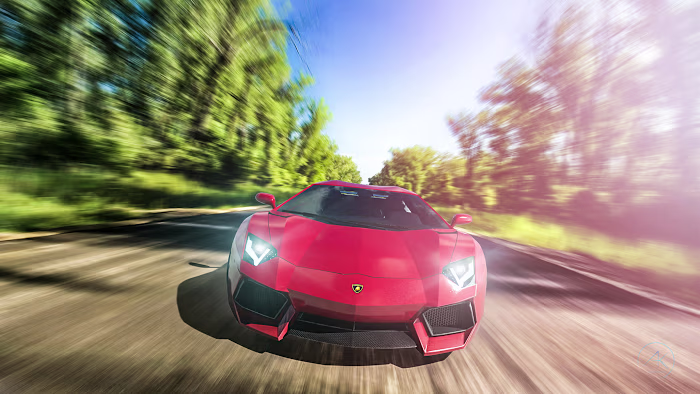 Rendering of Aventador