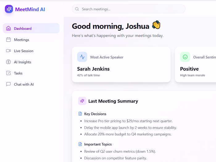 Most meetings are full of