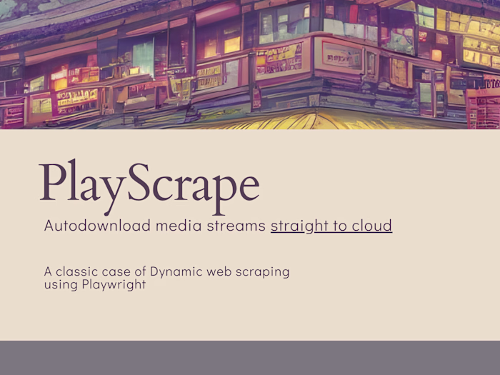 Dynamic Media Scraping Solution 🎭