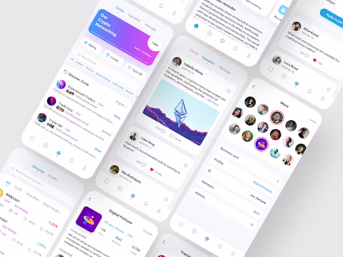 Fintech Crypto App | Mobile Design