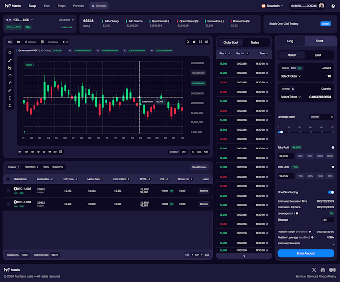 Mantis - Crypto Exchange Platform
