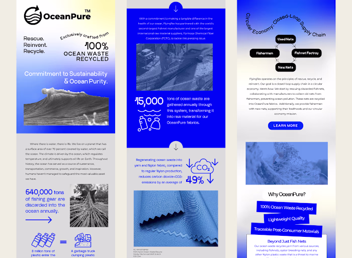 FlyingTex - Brand Design/Web Design/Social Content Design 