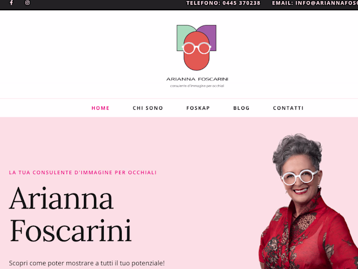 Arianna Foscarini - Personal Brand Website