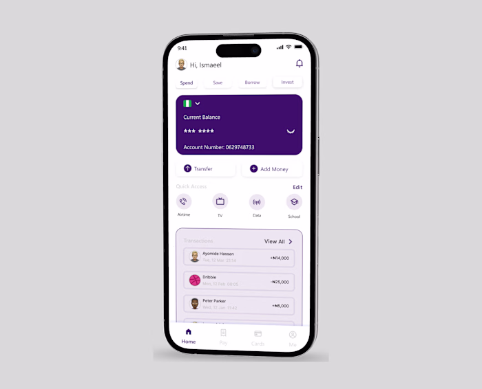 A Bank App Redesign