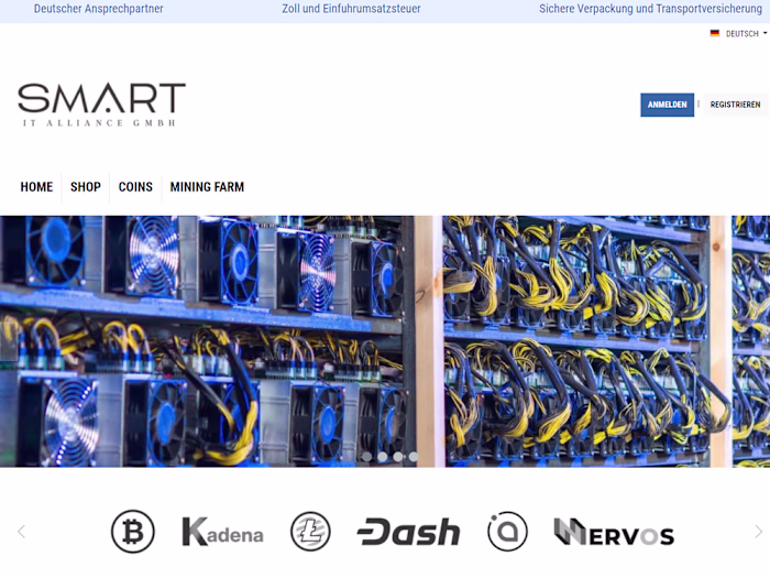 Shopware 6 B2B only cryptocurrency miner shopping website & plug
