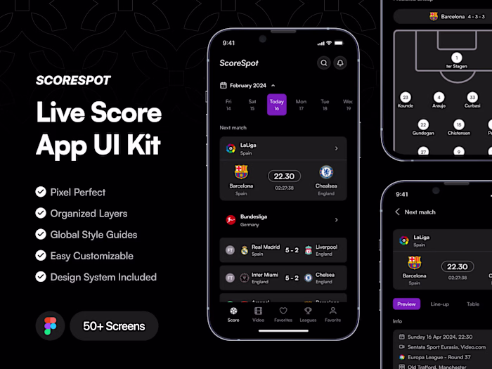 Football App UI/UX Design