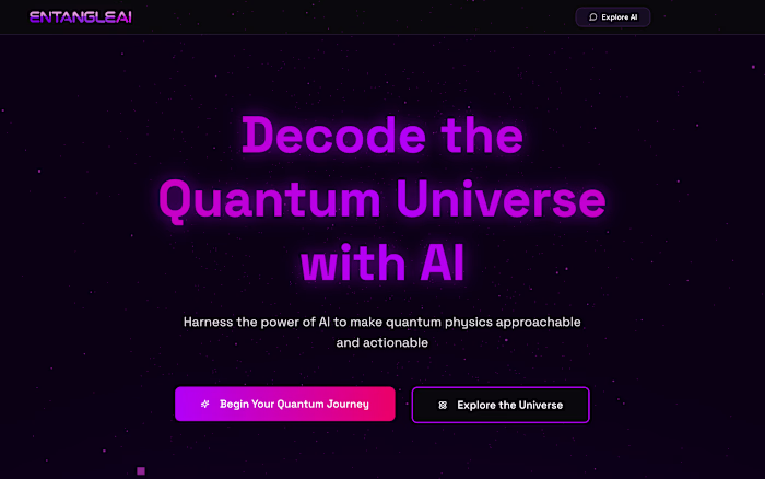 EntangleAI - Quantum Physics Learning Platform