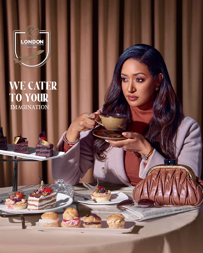 London Cafe & catering poster design