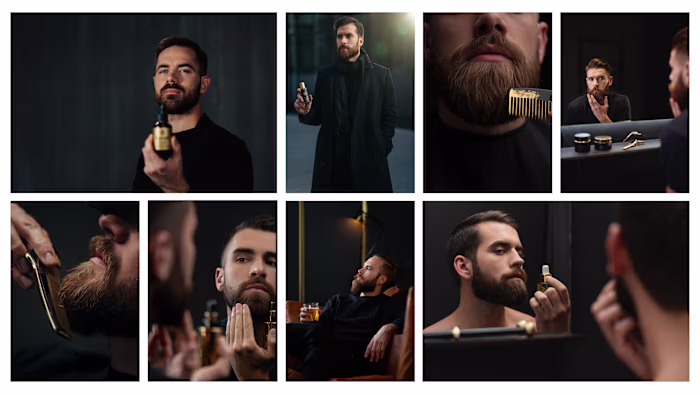 Campaign for Men’s Grooming Brand (AI-Powered)