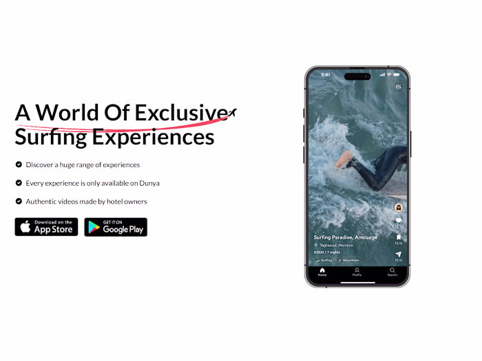 Dunya (Social Travel Booking App)