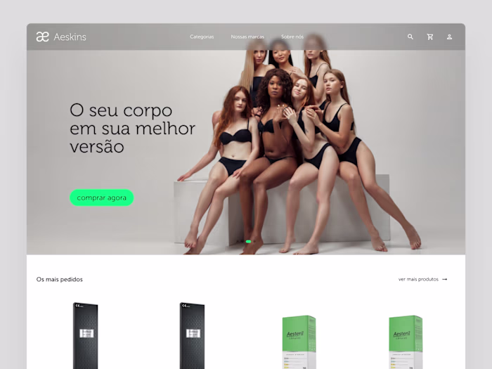 Designing the Digital Experience for Aeskins Pharma