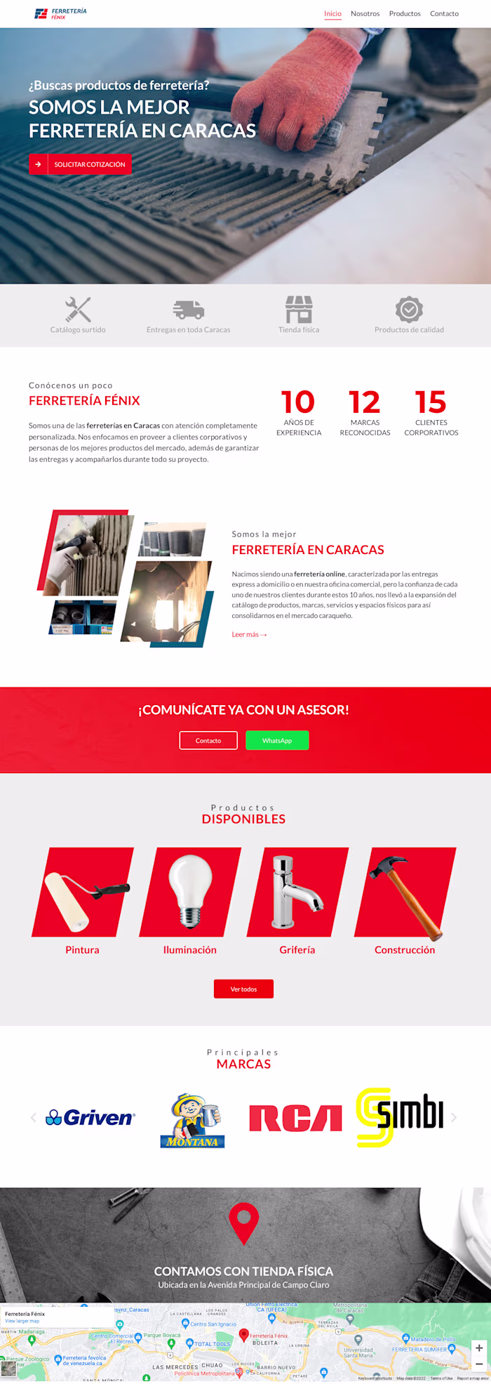 DISEÑO WEB PARA FERRETERÍA