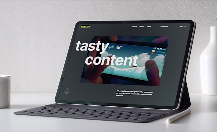 Designing and Developing a Website for a Video Production Agency