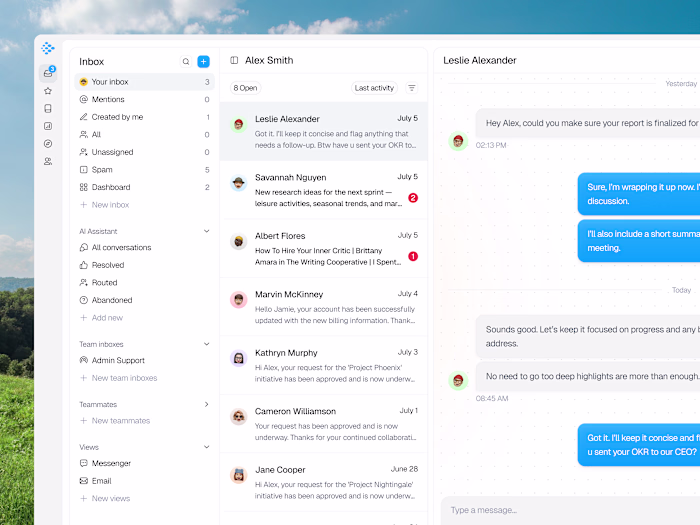 Customer Service Dashboard