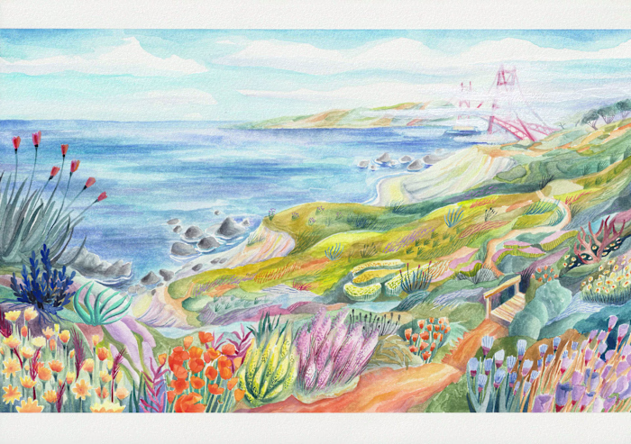 Rive Animation: Calming Landing Page 