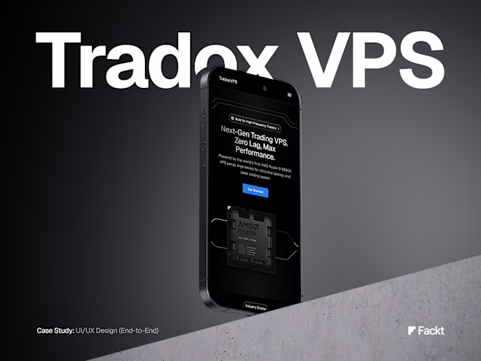 TradoxVPS Landing Page Redesign