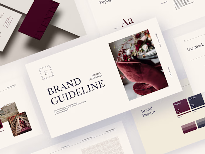 EVENTO - Event Rentals Guideline