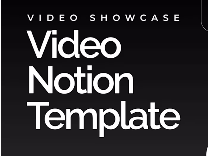 Video Showcase Template