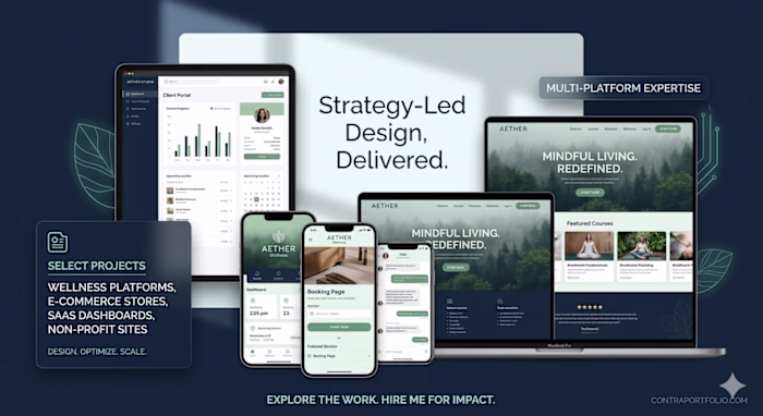 Design that drives impact. Strategy