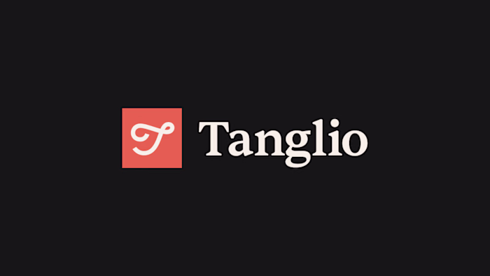 Logo mark designed for Tanglio, a new app focused on helping...