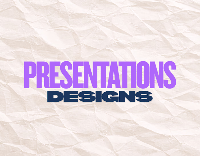 Presentation Design [Portfolio Pieces]