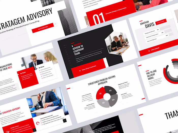 Executive Strategy Consulting Firm Deck

Overview
Corporate