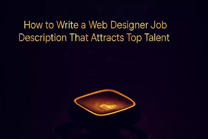 How to Write a Web Designer Job Description That Attracts Top Talent