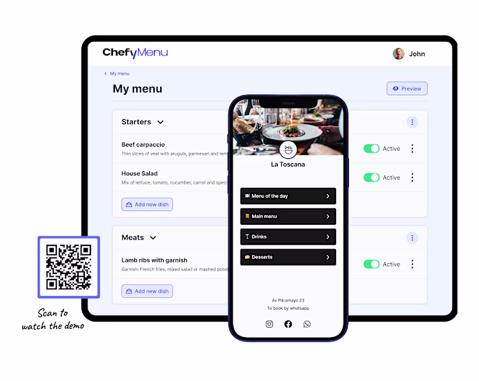 Developing ChefyMenu.com: The Future of Restaurant Menus.