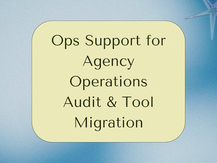 Creative Agency Operations Streamlining