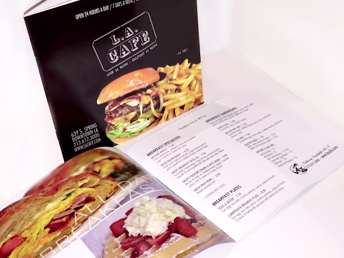 BRAND EVOLUTION FOR LA CAFE: COMPLETE REDESIGN OF THE FOLLOWING 