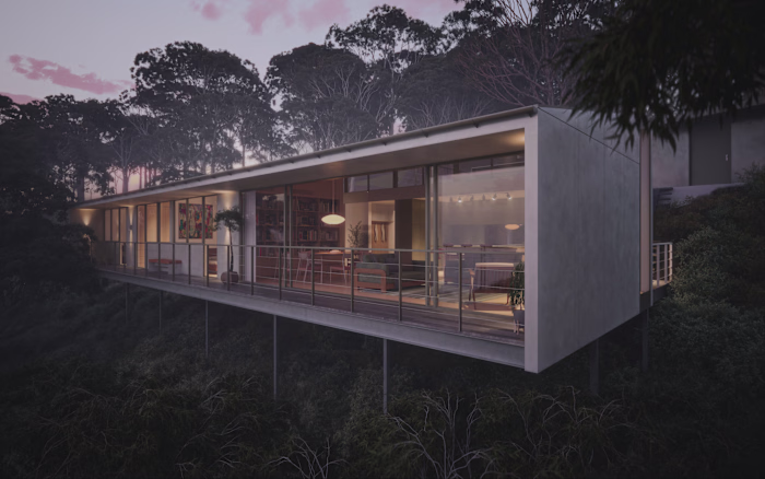 Glynn St Residence Visualisation and Styling