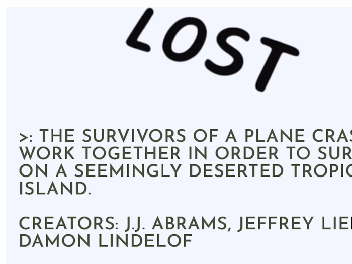 GitHub - am-c/LOST-character-app