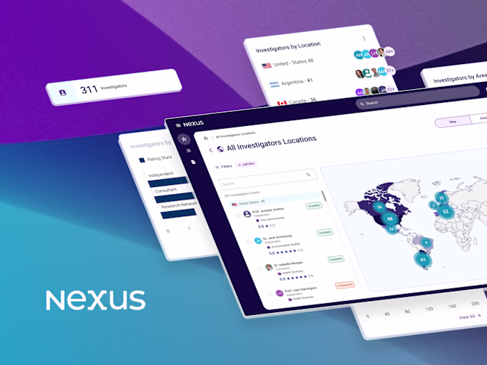 Nexus: Global Project Management Dashboard Design