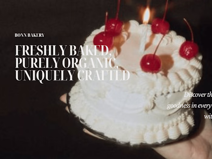 Bonn Bakery Website