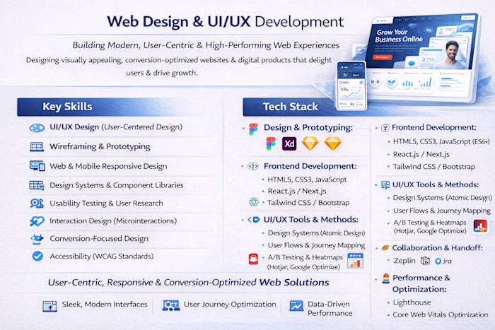 I design and build modern,